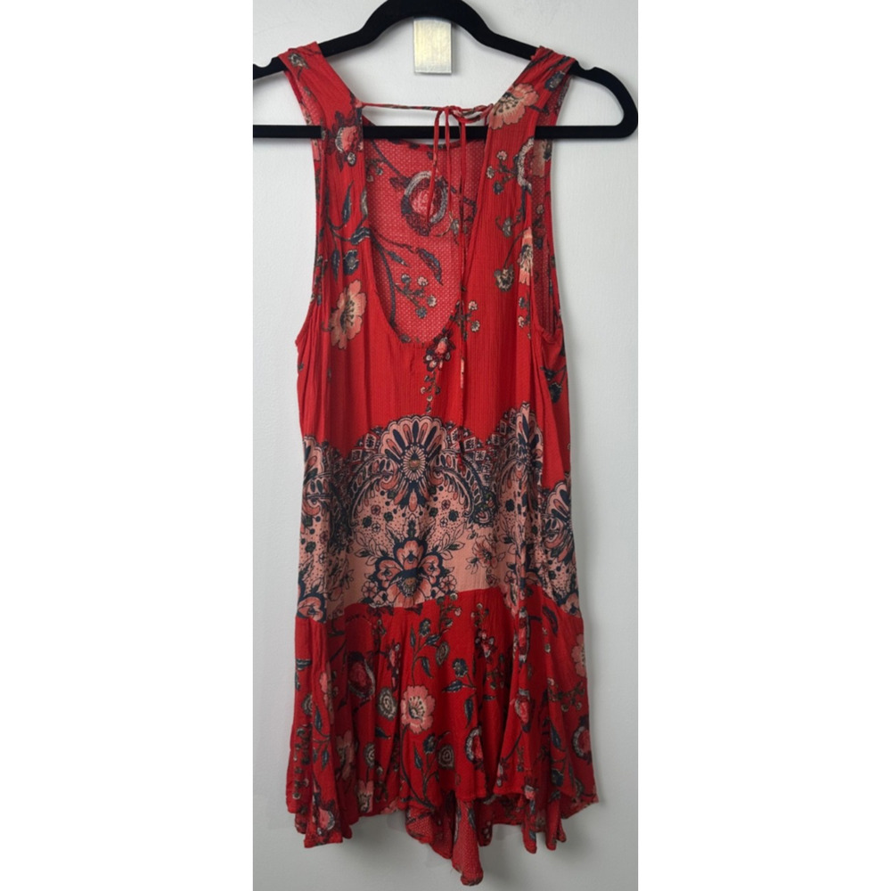 Intimately Free People Dobby Dot Dress Size S Rayon Lightweight Sleeveless A39 - Picture 5 of 9
